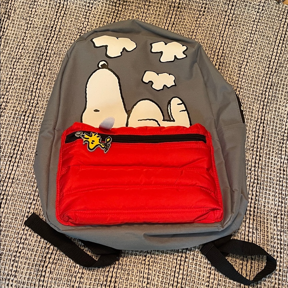 Peanuts Snoopy and Woodstock Backpack NWOT